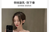 Comfort Strapless Bra for Small Bust Seamless Bralette Adjustable Anti-Peek Summer Wear Thin Back Design Women S-XL MOYISU