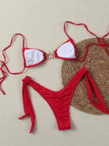 2026 Starfish Strappy String Thong Bikini Women Swimwear Female Sexy Swimsuit Solid Bathers Bathing Swimming Swim Suit Beachwear