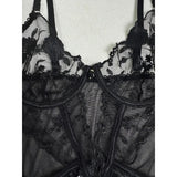 Toucheart Christmas Erotic Lingerie Seductive Embroidery Mesh Women See-through Body Shaping Sexy Pure Desire Hot Underwear Set