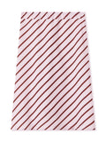 Summer Solid/Stripe/Plaid Midi Skirts for Women Casual Elegant A-Line Skirt for Beach Vacation Streetwear
