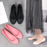 New ladies sandals soft pvc plastic flat non-slip women flat shoes 2022