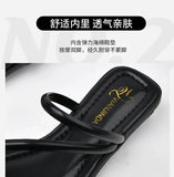 Beach Flip Flop Clip Toe Women Flats Slippers Shoes Outdoor Casual Ladies Low Heel Slides