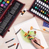 146 Piece Luxury Art Kit for Professionals With Crayons Pencils