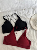 MOYISU French Triangle Cup Micro Push-up|Large & Small Breast|Sexy Nude Lightweight Skin Bra Cover Summer Comfort Fit