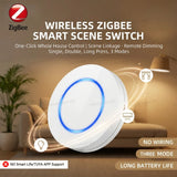 Zigbee Smart Push Button Wireless Scene Switch Home Automation Scenario Controller Battery Powered Work With Zigbee2MQTT Ewelink