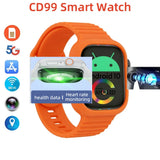 2026 New CD99 4G Smart Watch Android 180° Rotating Camera AMOLED Screen SIM Card GPS WiFi Heart Rate Monitor Waterproof Smartwat