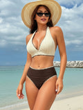Sexy High Waist Bikinis Women's Swimwear Female Swimsuit for Swim Wear Bathing Suits Brazilian Bikini Set Beachwear Pool Bather