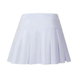 New Summer Tennis Skirt Sports Culottes Quick Drying Double Layered Pleated Skirts Women Solid Color Running Fitness Skirt