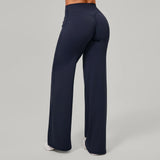 Women Straight Yoga Leg Bottoms Soft Stretchy Fabric Women's Yoga Pants GYM Sweat-Wicking Properties Running Sport Trousers