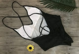 S - XXL V Neck Scrunch Butt Female Swimwear One Piece Swimsuit Women Backless Monokini High Cut Leg Bathing Suit Swim Bodysuit