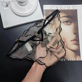 Summer French Flower Embroidery Bralette Beachwear Pure Desire Ultra Thin Light Support Wirefree Romantic Niche Set AU MOYISU