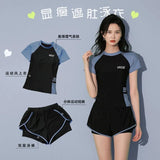 Swimsuit Women's Summer Split Casual Sports Plus Size Swimsuit Conservative Slimming Swimming Pool Swimming Equipment
