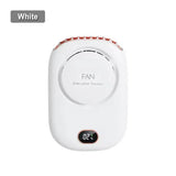 Mini Waist Fan 3 Gear Wind Portable Wearable Hanging Neck Fan USB Rechargeable Bladeless Air Cooler Clip Fan for Outdoor Working