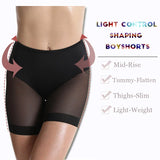Women's Seamless Shorts Safety Pants High Waist Large Size Mesh Thin Boxer Panties Anti Friction Under Skirt Shorts Underwear