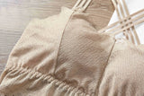Lace Crop Top Women Seamless Underwear Padded Crop Tops Female Sexy Lingerie Fashion Women Tank Top Lace Camisole
