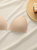 Invisible underwear seamless beauty back and chest patches front button closure reusable women bra C2431