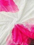 Vintage White Floral Print Bikini 2025 Swimwear Women Sexy Push Up Mesh Skirt 3 Piece Swimsuit Holiday Bathing Swimming Suits