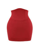 Korean Style Pure Desire Sexy High Waist Hip Enhancing Waist Slimming Anti-Exposure Bodycon Skirt Short Skirt Sweet AYE8