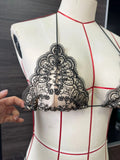 2026 Sexy 2 Piece Bikini Sets Lace bordered Bikini Micro Thongs Bathing Suit Swimsuit Women Biquini Bandage Beachwear Swimwear