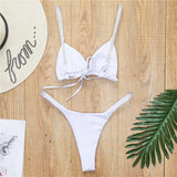 New Sexy Sequins Padded Mini Bikini Female Swimsuit Two-Pieces Bikini Set Bathing Suit Women Swimwear Bather Swim Lady V2043