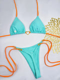 Triangle Thong Bikini 2026 Women Halter Swimsuit Solid Sexy Brazilian Swimwear Female Bathers Bathing Swimming Swim Suit Beach
