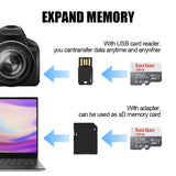 Micro TF  SD Memory Card 512GB  256GB 64GB  32GB High Speed U3 V30 A2 Waterproof for Action Cam Sports Video
