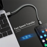 USB A to Type C Charging Cable 2A Fast Charger Nylon Data Cable 1M 2M 3M For Android Huawei Samsung TypeC Phone Charging Device