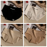 4Pcs/Set Cotton Panties Women Mid Waist Briefs Breathable Intimates Breathable Comfort Underwear M-2XL Soft Panties