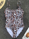 Sexy Leopard Printed One Piece Swimsuit Women Swimwear Female 2026 Bather Bathing Suit Swim Wear Monokini Bodysuit Lady V870