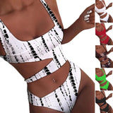 One Piece Women Swimsuit Sexy Stain Resistant Shoulder Strap Bikini Set Slim Fit Push Up Summer Beachwear For Holiday