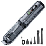 17000PA Car Vacuum Cleaner with Brushless Motor Handheld Vacuum Portable Cordless Compressed Air Duster for Car Home Office Pet