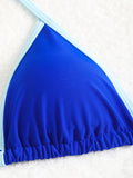 2025 Triangle Halter Bikini Sexy Brazilian Swimsuit Women String Swimwear Female Bathers Bathing Swimming Swim Suit Beachwear