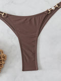 Triangle Halter Thong Bikinis 2026 Women Sexy Swimsuit Solid String Swimwear Female Bathers Bathing Swimming Swim Suit Beachwear