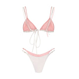 3 Piece Bikini Set With Mini Skirt Women Swimsuit 2025 Swimwear Sexy Bikini Push Up Beachwer Bathing Suit Print Biquini Female