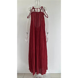 5 Colors Hollow Out Backless Crochet Knitted Tunic Beach Cover Up Cover-ups Beach Dress Beach Wear Beachwear Female Women V5429