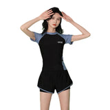 Swimsuit Women's Summer Split Casual Sports Plus Size Swimsuit Conservative Slimming Swimming Pool Swimming Equipment