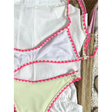 2026 Floral Flower Printed Bikini Women Swimwear Female Swimsuit Two-Pieces Bikini Set Brazilian Bather Bathing Suit Swim V8205