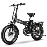 Cybervelo 1000W Ebike For Adults,Removable Battery EBike,28+MPH,Foldable Electric Bike,80 Miles Max Range,Fat Tire EK4 EK5