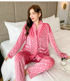 Autumn and winter new gold velvet pajamas V-neck Korean velvet sweet and sexy lace home clothes