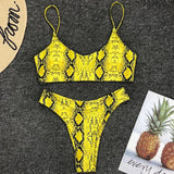2026 Sexy Leopard Brazilian Bikini Female Swimsuit Women Swimwear Two Pieces Bikini Set High Cut Push Up Bathing Suit Swim Lady