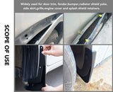 Car Bumper Fender 8mm Hole 1000/500/50Pcs Plastic Rivets Fastener Screw Door Trim Panel Retainer Fastener Clips Car Accessories