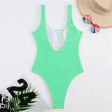 2026 Sexy Women One Piece Swimsuit Swimwear Female Solid Push Up Thong Bather Bathing Suit Monokini Brazilian Swimming Suits
