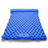 By Inflating Double Inflatable Camping Mattress Ultralight Sleeping Pad