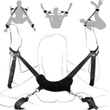 Cosplay Sex Leather Bondage Kit BDSM Restraints Fetish Erotic Sex Toys Couples Women Bandage Slave Collars  Handcuffs Adult Game