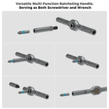 42 in 1 Ratchet Precision Screwdriver Wireless Cordless Magnetic Small Handle Portable Manual Hand Tool Kit for Household Repair