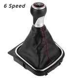 Car Gear Shift Knob Stick Knob HandBall Lever Shifter 5 6 Speed For Volkswagen VW Golf 5 6 MK5 MK6 R32 GTI 04-09 Scirocco(2009)