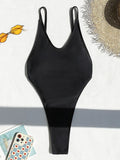 Backless Extreme Mini Micro G String Thong Women Swimwear One Piece Swimsuit Female Monokini High Leg Cut Bathing Suit Swim Lady