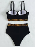 2025 Sexy Push Up Bra Cup Bikinis High Waist Bikini Female Swimsuit Women Swimwear Two-pieces Bikini set Bathing Suit Swim Lady