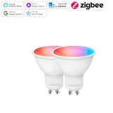Ewelink GU10 Zigbee LED Bulbs Wifi Smart LED Lamp RGB CW WW LED Light Bulb Works With Alexa Google Yandex Smartthings