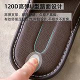 Big Size EU48 Indoor Slippers For Women Men Spring Summer House Shoes Soft Leather Anti-slip Open Toe Couples Home Floor Slides